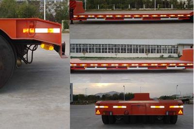 Tianming  TM9402TDP Low flatbed semi-trailer