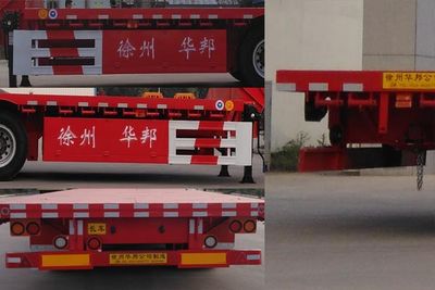 Guoshi Huabang brand automobiles XHB9405TDP Low flatbed semi-trailer