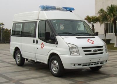 Jiangling Quanshun brand automobiles JX5039XJHMB ambulance