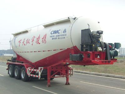 Lingyu  CLY9404GXH Lower ash semi-trailer