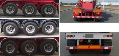 Lingyu  CLY9404GXH Lower ash semi-trailer