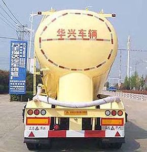 Zhongzhi Huaxing brand automobiles JLQ9401GXH Lower ash semi-trailer