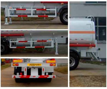 Zhongshang Automobile ZZS9404GHY Chemical liquid transportation semi-trailer