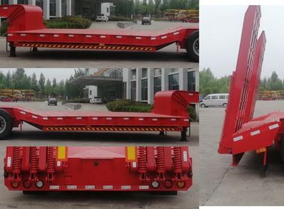 Dezhu  HDZ9350TDP Low flatbed semi-trailer