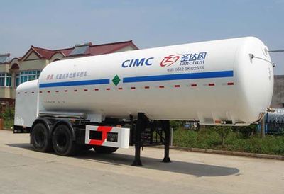 Saint Dayin  SDY9280GDY Low temperature liquid transport semi-trailer