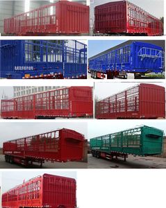 Dahenghui brand automobiles SJQ9403CCYE Gantry transport semi-trailer