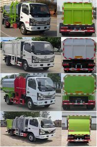 Donghuan Wei brand automobiles JDH5041ZZZE6 Hydraulic Lifter Garbage truck 