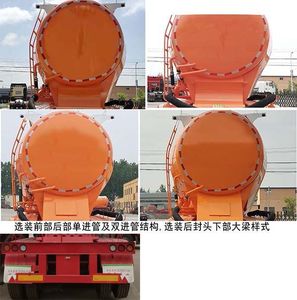 Tongtai Dingsheng brand automobiles TZL9403GXH Lower ash semi-trailer