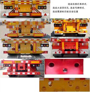 Junnan  XTW9400TJZE Container transport semi-trailer