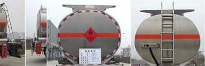 Zhuanzhi  YZZ9402GYYLE Aluminum alloy oil transport semi-trailer