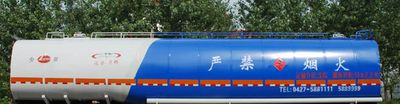 Jinbi  PJQ9401GRYH Flammable liquid tank transport semi-trailer