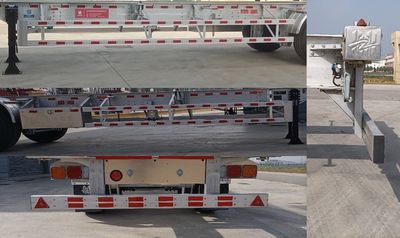 Zhongwang  MBS9353TJZLH Aluminum alloy container transport semi-trailer