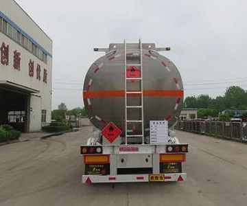 Special transport  DTA9402GYY Aluminum alloy oil transport semi-trailer