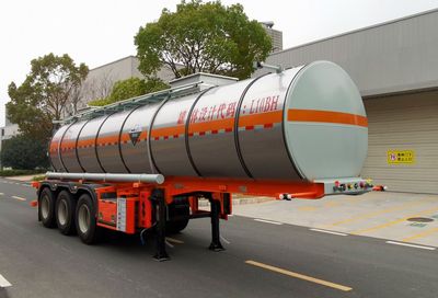 Dongju  LDW9400GFWC Tank transport semi-trailer for corrosive substances