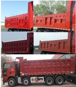 Jiefang Automobile CA3310P63K1LT4E5 Flat head diesel dump truck