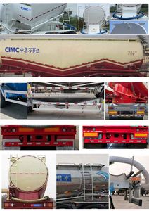 Mastercard SDW9403GFL Low density powder material transportation semi-trailer