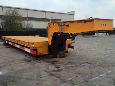 CIMC ZJV9400TDPQD Low flatbed semi-trailer