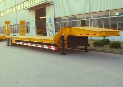 CIMC ZJV9400TDPQD Low flatbed semi-trailer