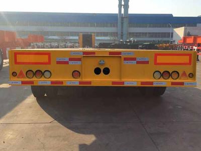 CIMC ZJV9400TDPQD Low flatbed semi-trailer