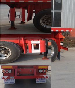 Yangjia  LHL9403ZZXP Flat dump semi-trailer