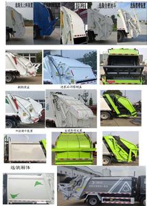 Zhuanwei  HTW5072ZYSE6YQ Compressed garbage truck