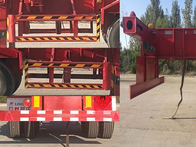 Linzhou  YDZ9350TWY Transport semi-trailer of dangerous goods tank frame