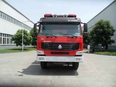 Chuanxiao brand automobiles SXF5200GXFSG80HW Water tank fire truck