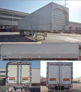 Tonghua  THT9405XYK Wing opening box semi-trailer