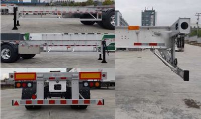 Min Aluminum Lightweight Brand Automobile FML9351TJZ453S1 Aluminum alloy container transport semi-trailer