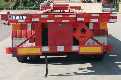 Hengtong Liangshan brand automobiles CBZ9404TWYE Transport semi-trailer of dangerous goods tank frame