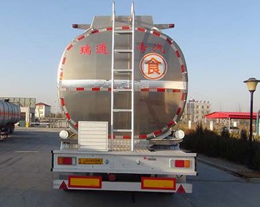 Hongruitong  HRT9401GYSL Aluminum alloy liquid food transportation semi-trailer