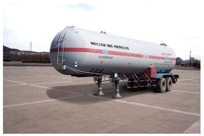 Jinhua Ji brand automobiles JHJ9381GYQ Semi trailer for liquefied gas transportation