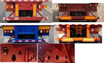 Yizhou brand automobile ZLT9400TPB Flat transport semi-trailer