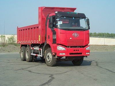 Jiefang Automobile CA3250P67K2LT1E Flat head diesel dump truck