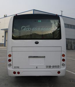 Yutong  ZK6732BEVQZ3 Pure electric passenger cars