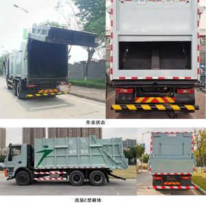 Guanghuan  GH5253ZDJ Compressed docking garbage truck