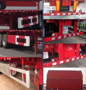 Tonghua  THT9401TP Flat semi-trailer