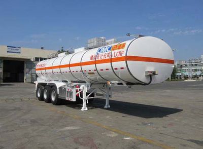 Tonghua  THT9402GRYG Flammable liquid tank transport semi-trailer