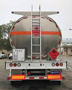 Hengxin Zhiyuan brand automobiles CHX9406GYY Aluminum alloy oil transport semi-trailer