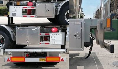 Ruijiang  WL9409GRYD45T Aluminum alloy flammable liquid tank transport semi-trailer