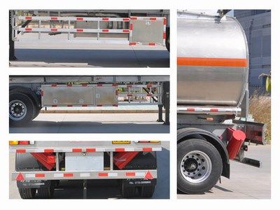 Hong Kong and Guangdong  HSD9400GRY Flammable liquid tank transport semi-trailer