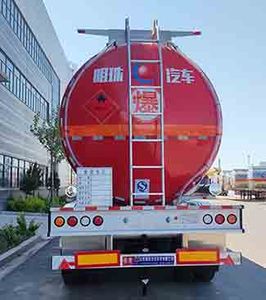 Hehai Mingzhu  MZC9403GRYA Aluminum alloy flammable liquid tank transport semi-trailer