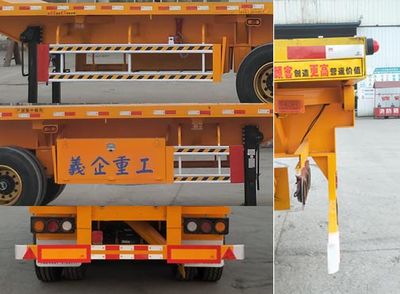 Liangyi  TYK9406ZZXP Flat dump semi-trailer