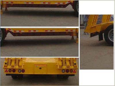 Chengtai Automobile XCT9401TDP Low flatbed semi-trailer