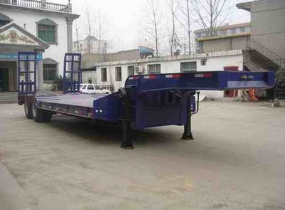 Hongda  QLC9192TDP Low flatbed semi-trailer