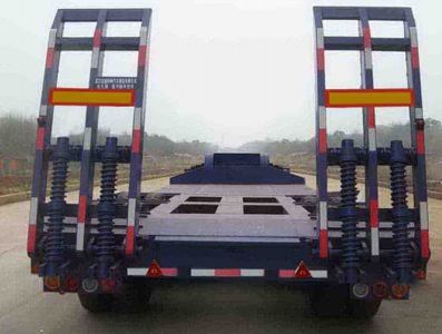 Hongda  QLC9192TDP Low flatbed semi-trailer