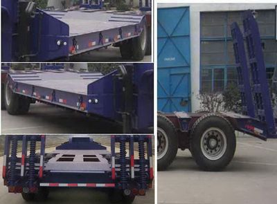 Hongda  QLC9192TDP Low flatbed semi-trailer