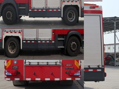 Shangge  SGX5171GXFSG60 Water tank fire truck