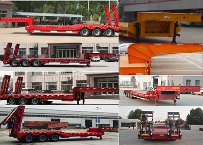 Xuanchang  JFH9401TDP Low flatbed semi-trailer