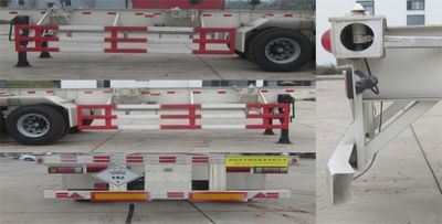 Meilong  TSZ9400TWY Transport semi-trailer of dangerous goods tank frame